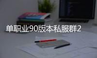 单职业90版本私服群2017（单职业90版本什么时候开的）