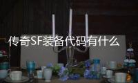 传奇SF装备代码有什么用