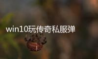 win10玩传奇私服弹错（win10玩传奇私服一直闪退）